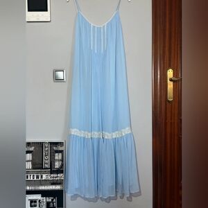 Elegant Blue Mini Dress